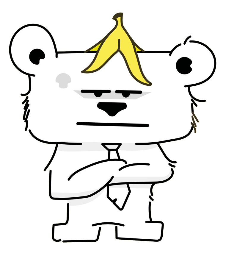 Peazy, das Maskottchen von Easy to Compost